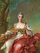 Jjean-Marc nattier Madame de Maison-Rouge as Diana oil painting artist